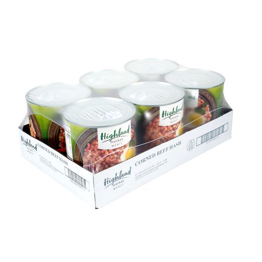 Highland Market Merit Corned Beef Hash, 108 Ounce -- 6 per case