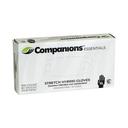 Companions Essentials Clear Extra Large Stretch Hybrid Gloves, 100 count -- 10 per case
