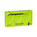 Companions Merit Extra Large Poly Gloves, 100 count -- 10 per case