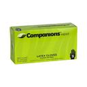 Companions Merit Small Powdered Latex Gloves, 100 count -- 4 per case