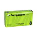 Companions Merit Extra Large Powdered Vinyl Gloves, 100 count -- 4 per case