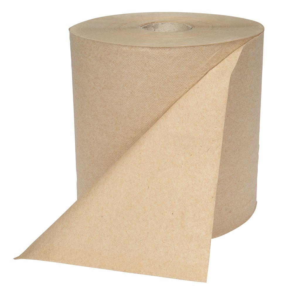 Companions Merit Natural 1 Ply Hardwound Roll Towel, 800 feet -- 6 per case