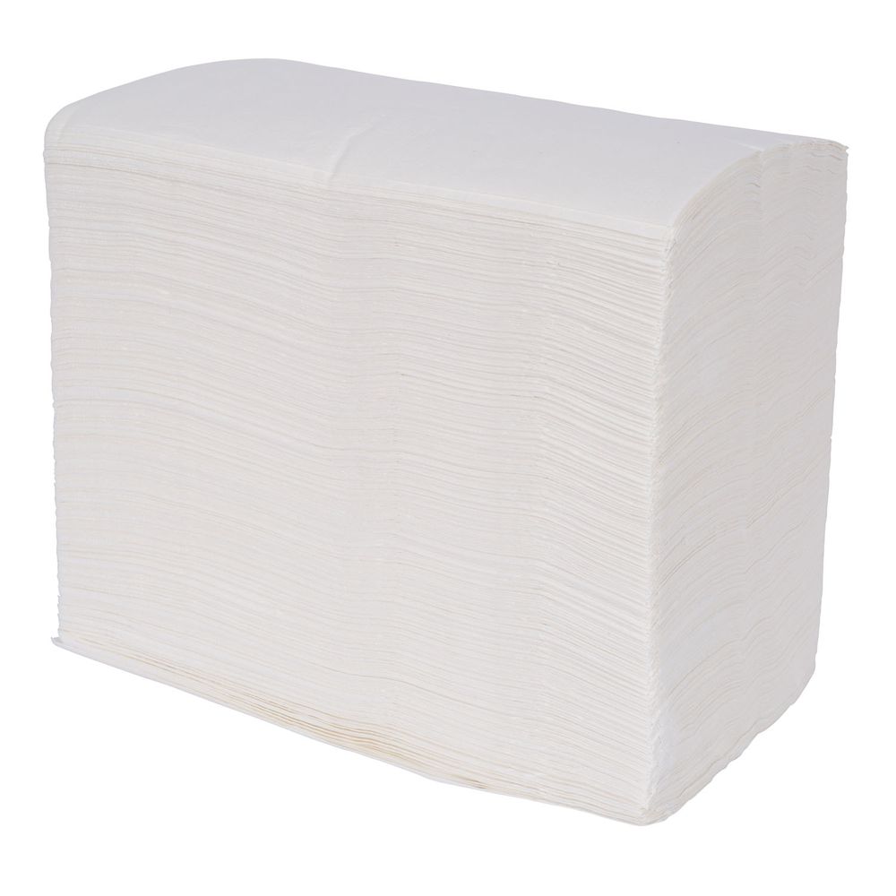 Companions Essentials White 1 Ply 8 Fold Dinner Napkin, 15 x 17 inch -- 5000 per case