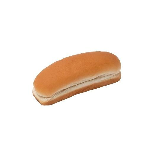 Oven Stone 6 Inch Plain Hotdog Bun, 12 Count -- 8 Per Case