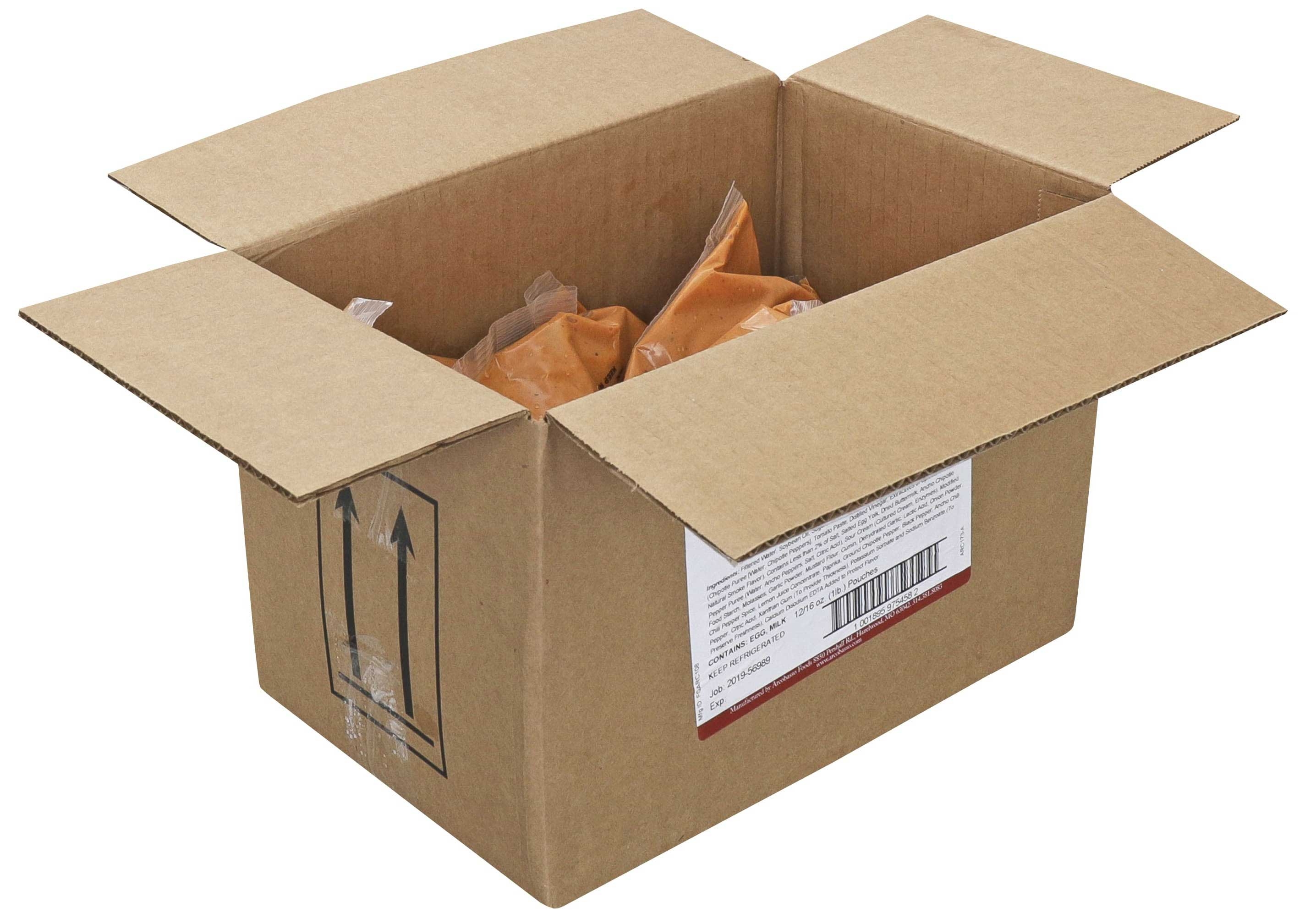 Arcobasso Ancho Chipotle Sauce, 16 Ounce -- 12 per case.