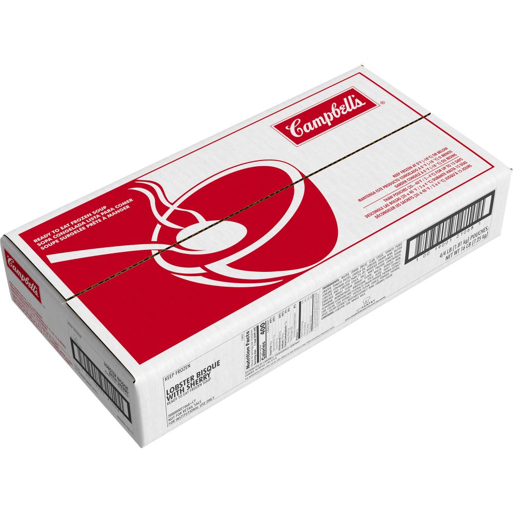 Campbell's Reserve Lobster Bisque With Sherry Soup, 4 Pound -- 4 Per Case