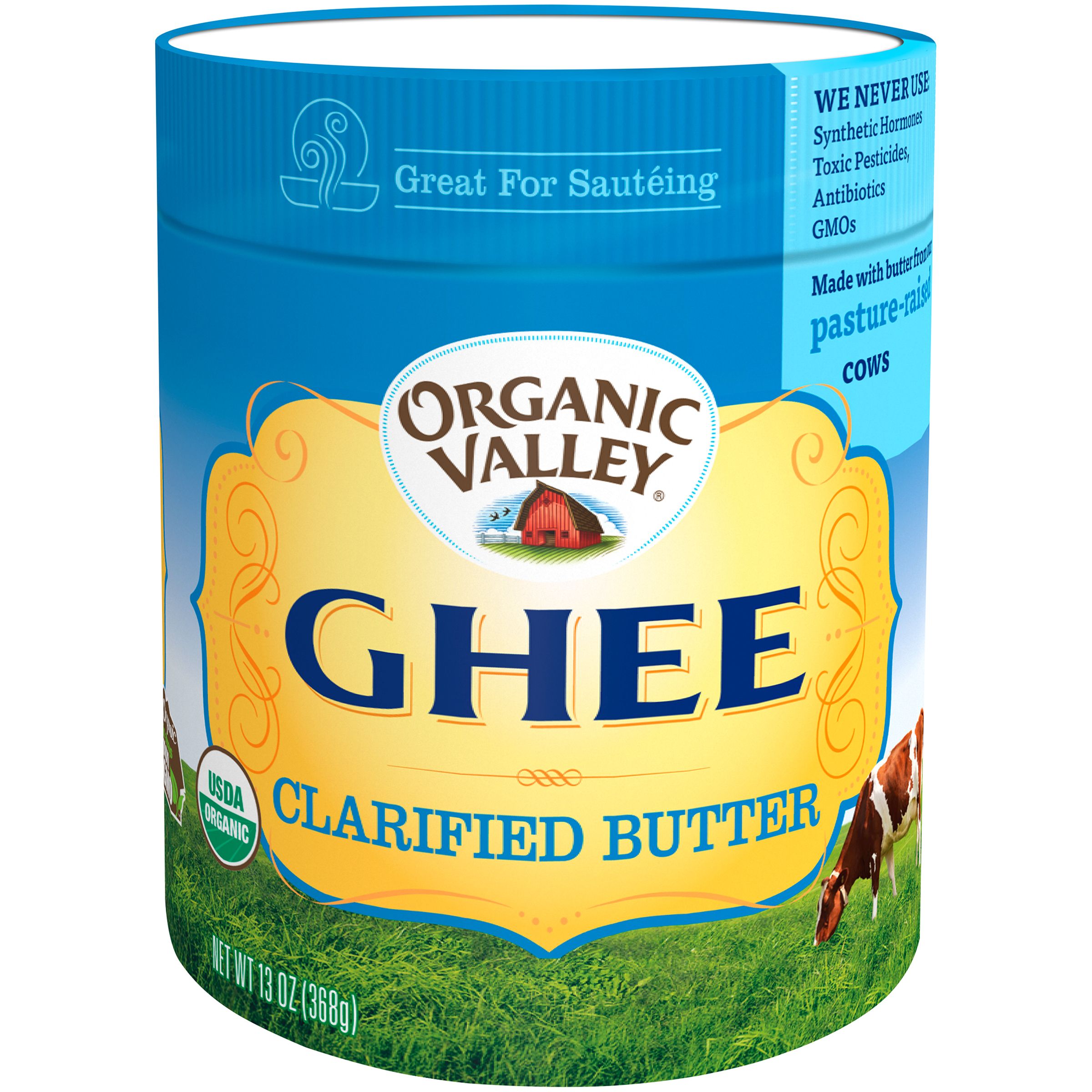 Organic Valley Clarified Butter Ghee, 13 Ounce -- 12 Per Case