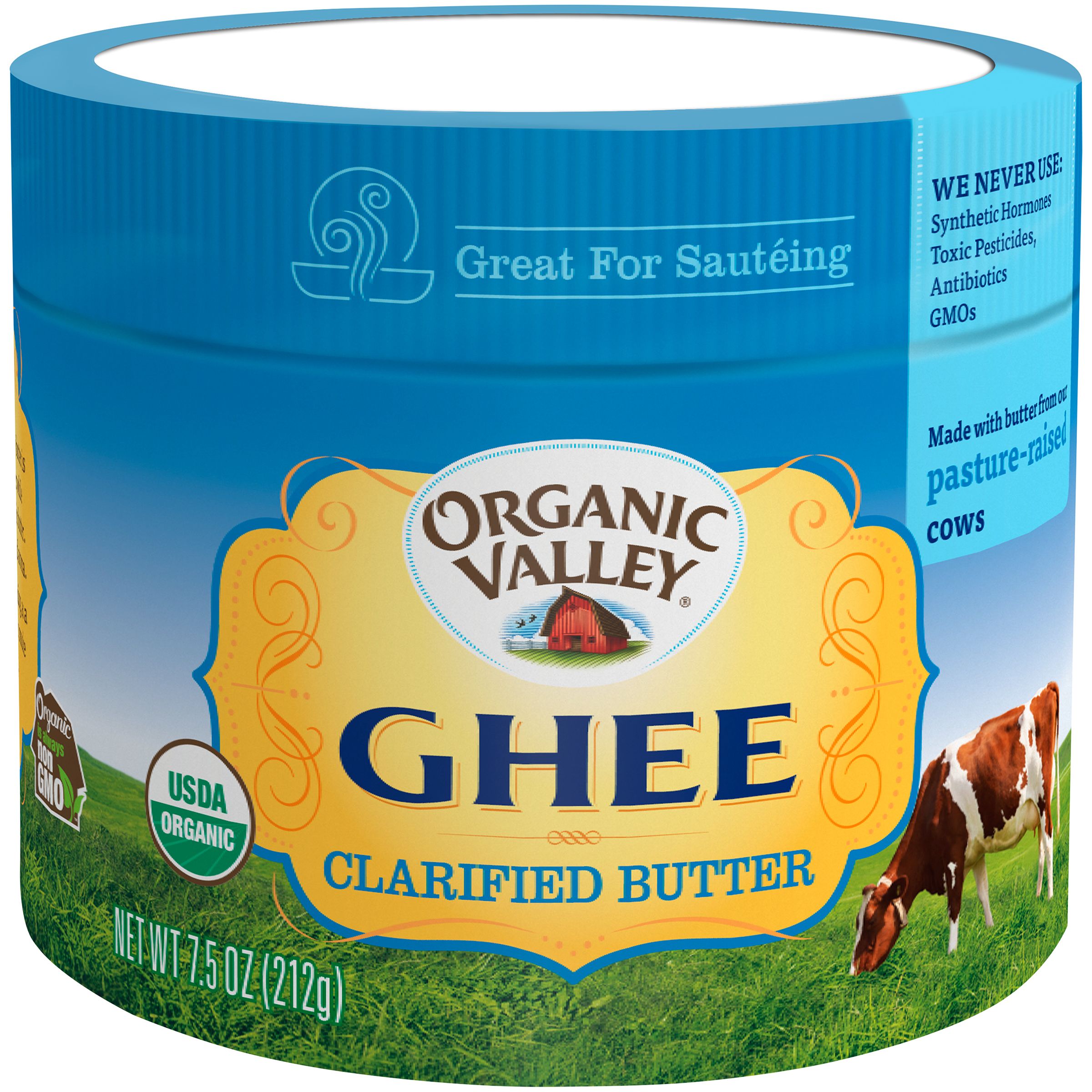 Organic Valley Organic Clarified Butter Ghee, 7.5 Ounce -- 12 Per Case