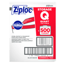 Ziploc Quart Storage Bag -- 500 per case.