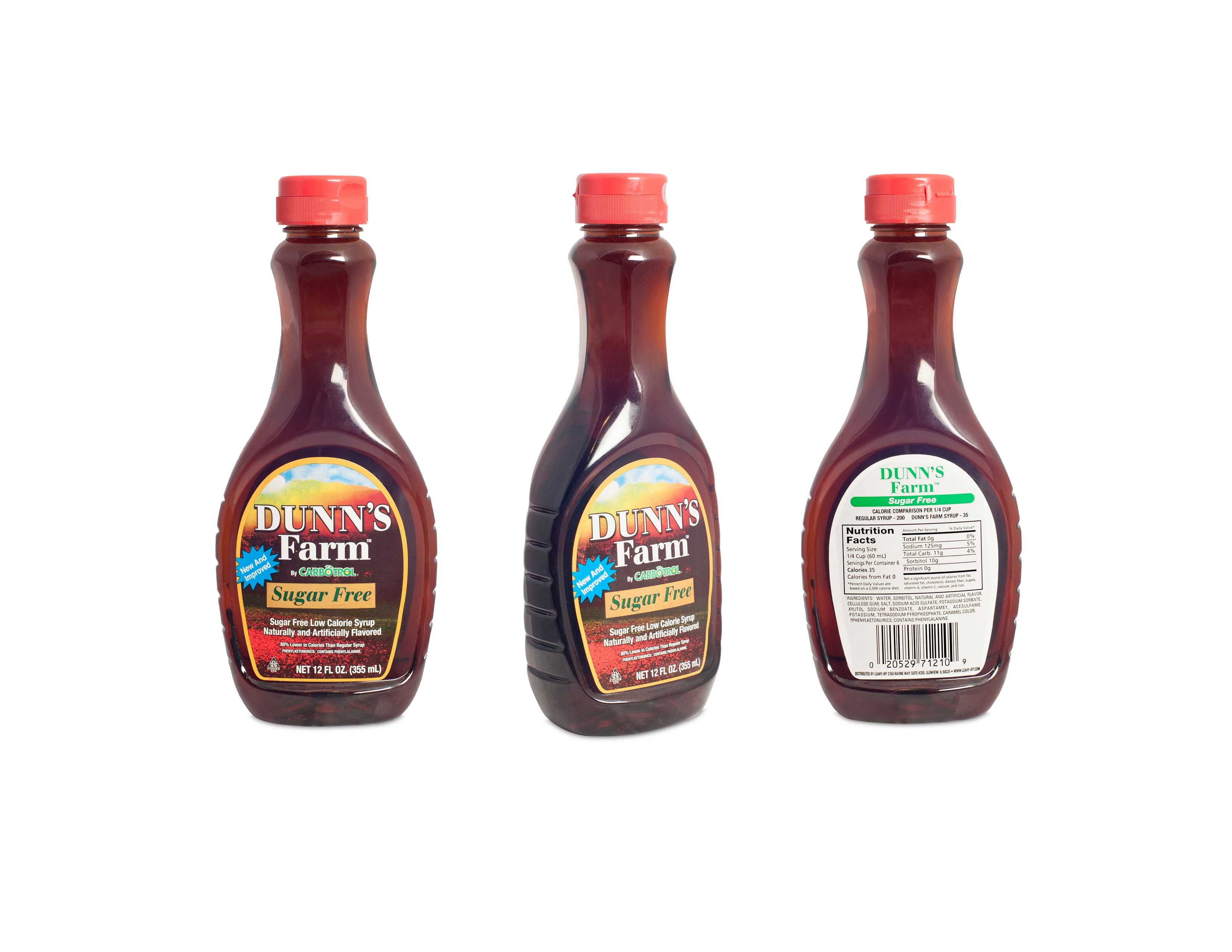 Low Calorie Dunns Farm Maple Pancake Syrup, 12 Ounce -- 12 Case