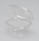 Genpak Secure Seal Clear Polyethylene Terephthalate Rectangular Deli Container, 6 Ounce -- 400 per case