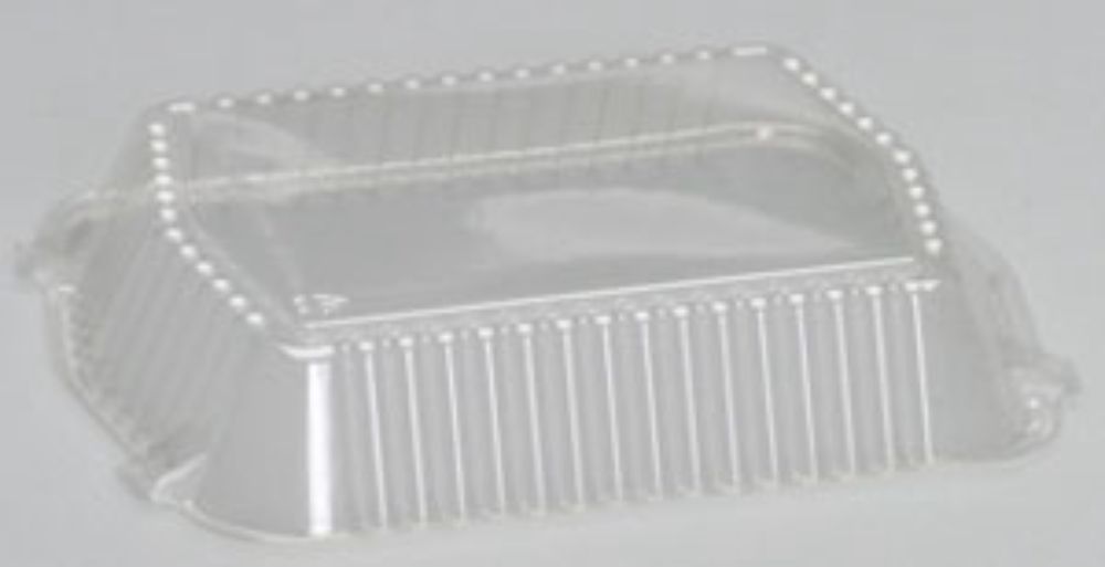 Genpak Smart-set Polyethylene Terephthalate Clear Tray Lid Only, 9-3/8 X 7-3/8 X 1-5/8 Inch -- 250 Per Case