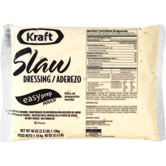 Kraft Slaw Dressing, 40 Ounce -- 12 per case