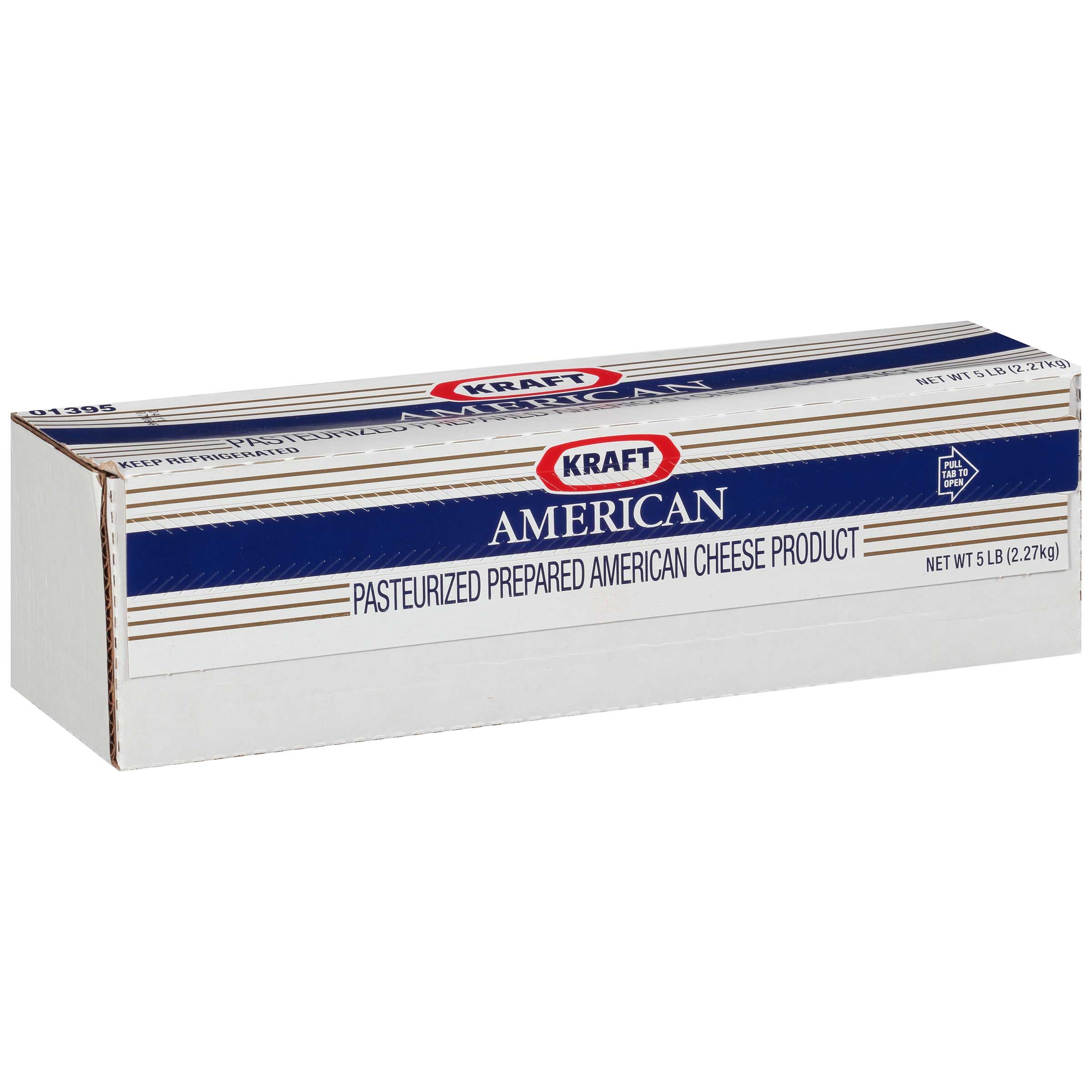 Kraft American Cheese Loaf, 5 Pound -- 6 Per Case
