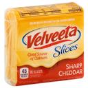 Velveeta Sharp Cheddar Slices, 12 Ounce -- 12 per case.