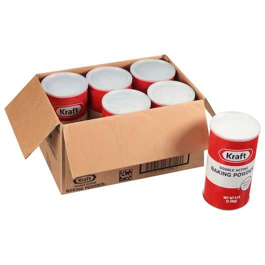 Kraft Original Double Acting Baking Powder, 5 Pound -- 6 Per Case