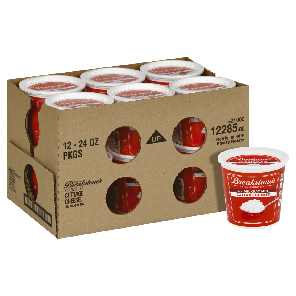 Breakstones Cottage Cheese Large Curd, 1.5 Pound -- 12 per case