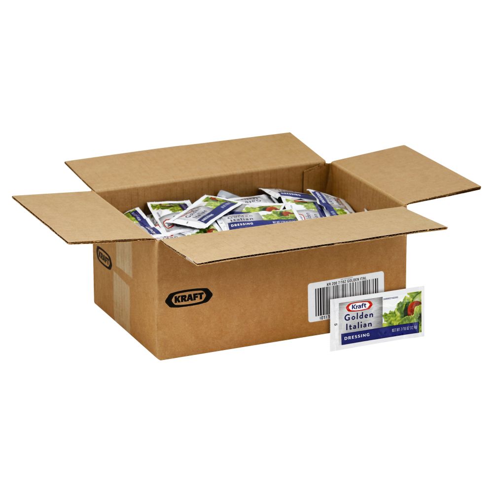 Kraft Dressing Golden Gourmet Italian, 7/, 16 Ounce -- 200 Per Case