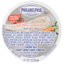 Kraft Philadelphia Garden Vegetable Cream Cheese - Cup, 1 Ounce -- 100 per case.