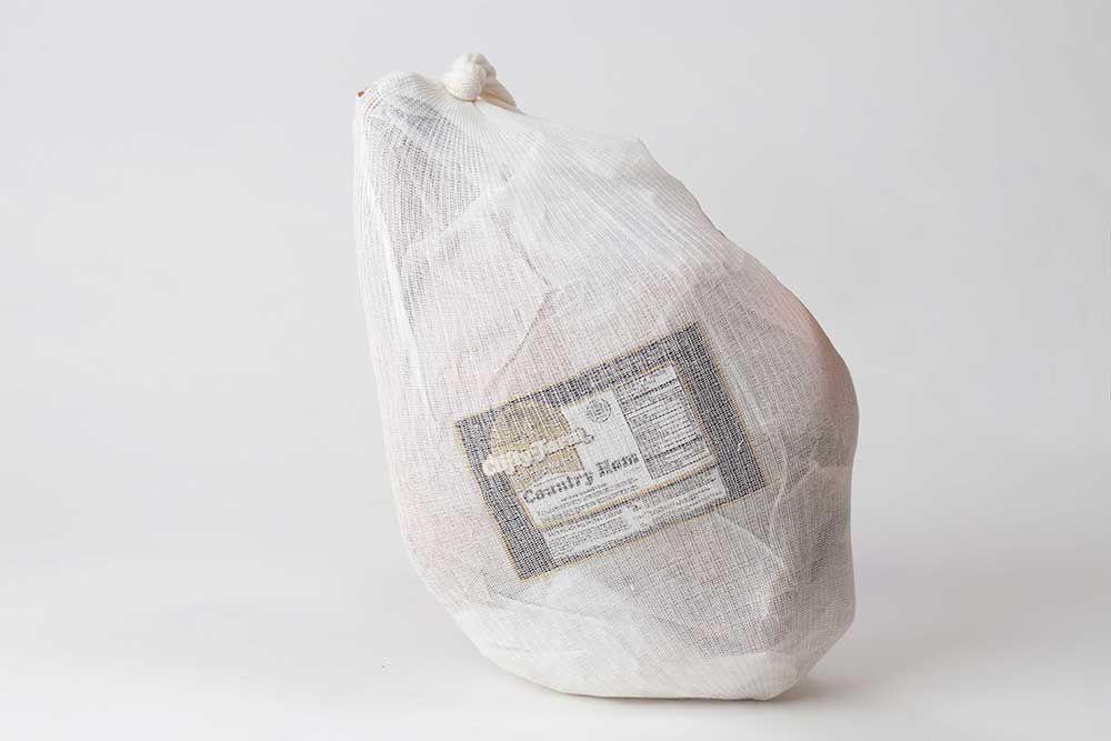 Clifty Farm Salt Cured And Peppered Whole Country Ham, 17 Pound