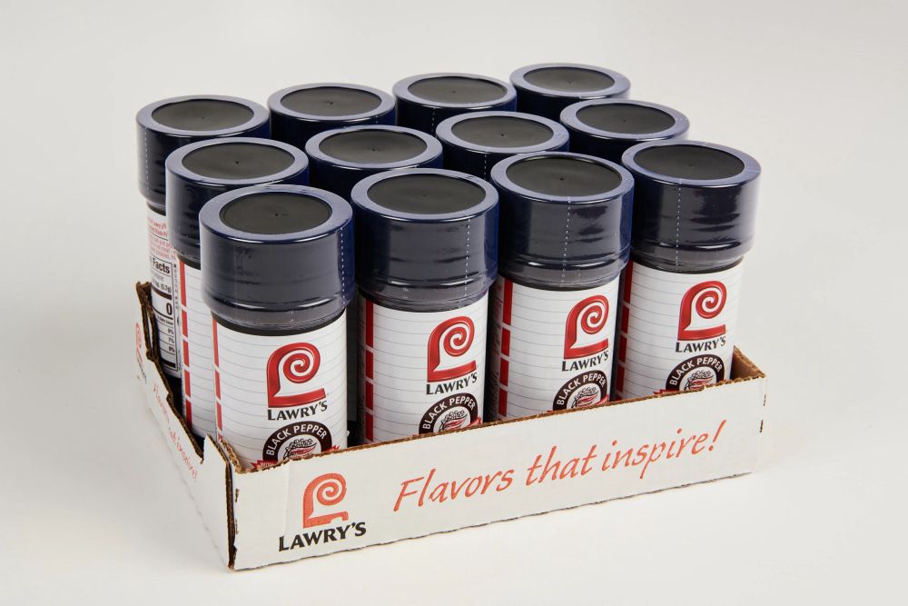 Lawry's Black Pepper Seasoned Salt, 5 Ounce -- 12 Per Case