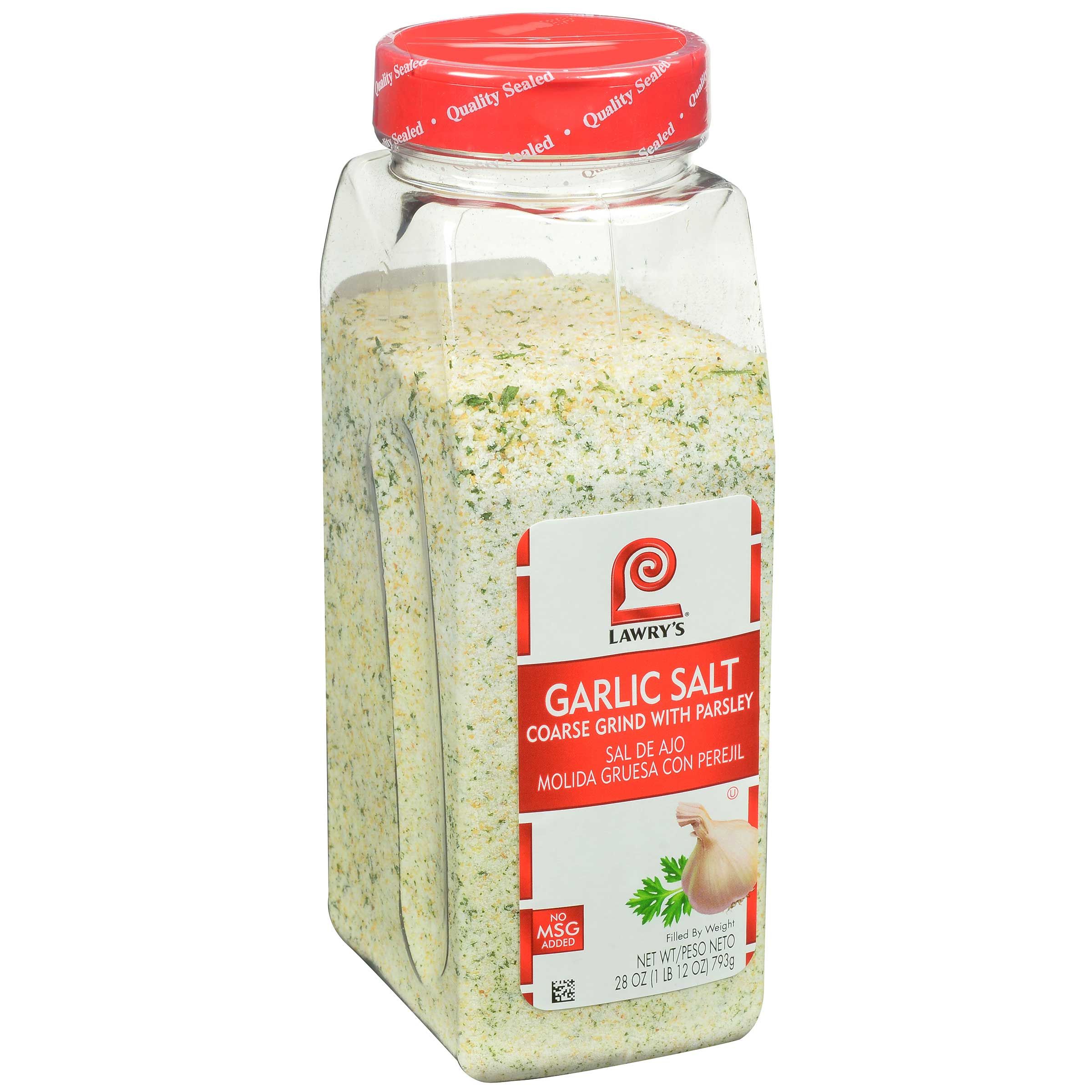 Lawry's Coarse Grind Garlic Salt With Parsley, 28 Ounce -- 6 Per Case