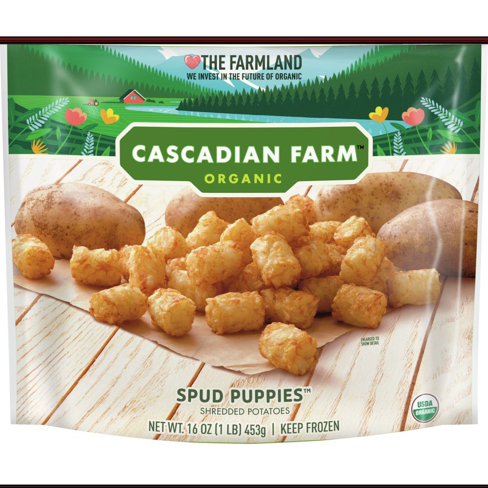 Cascadian Farm Spud Puppies Organic Crispy Golden Potato, 16 Ounce -- 12 Per Case