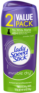 Lady Speed Stick Invisible Powder Fresh Deodorant, 4.6 Ounce -- 6 per case