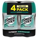 Speed Stick Regular Deodorant, 3 Ounce -- 12 per case