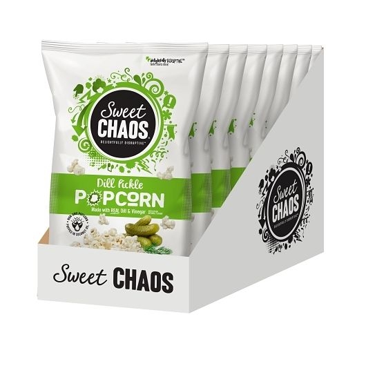 Sweet Chaos Dill Pickle Popcorn, 1.5 Ounce -- 8 Per Case