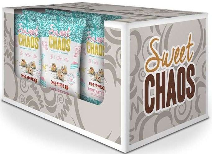 Sweet Chaos Sweet and Salty Kettle Corn with Cake Batter Flavored Drizzle, 5.5 Ounce -- 12 per case