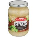 Silver Floss Shredded Sauerkraut, 16 Ounce Glass Jar -- 12 per case