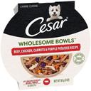 Cesar Wholesome Bites Bowl Beef Chicken and Purple Potato Wet Dog Food, 3 Ounce -- 10 per case