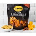 Sonoma Creamery Bacon Cheddar Crisps, 2.25 Ounce -- 6 per case