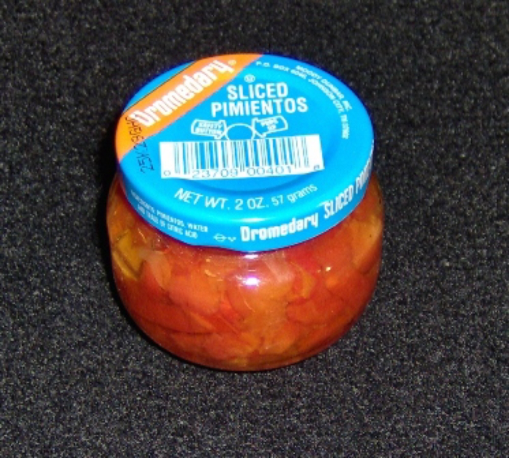 Dromedary Sliced Pimento - 2 oz. glass jar -- 24 jars per case.