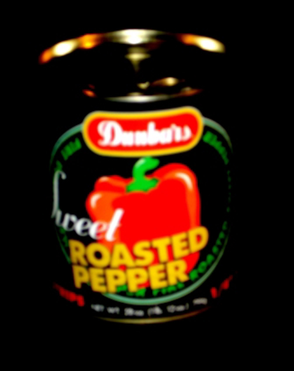 Dunbars Roasted Red Pepper Strips - 28 oz. can, 12 cans per case