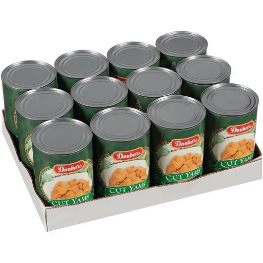 Dunbars Cut Yams Sweet Potatoes In Syrup, 1 Fluid Ounce -- 12 Per Case