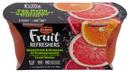 Del Monte Fruit Refreshers Grapefruit and Oranges in Pomegranate Fruit Water, 7 Ounce Plastic Cup - 2 count per pack -- 6 packs per case