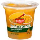 Del Monte Fruit Naturals Mango Chunks in Extra Light Syrup, 7 Ounce Cup -- 12 per case.