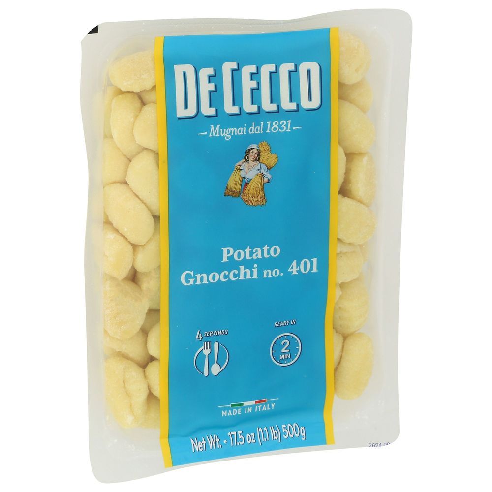De Cecco Number 401 Potato Gnocchi Pasta, 17.5 Ounce -- 12 Per Case