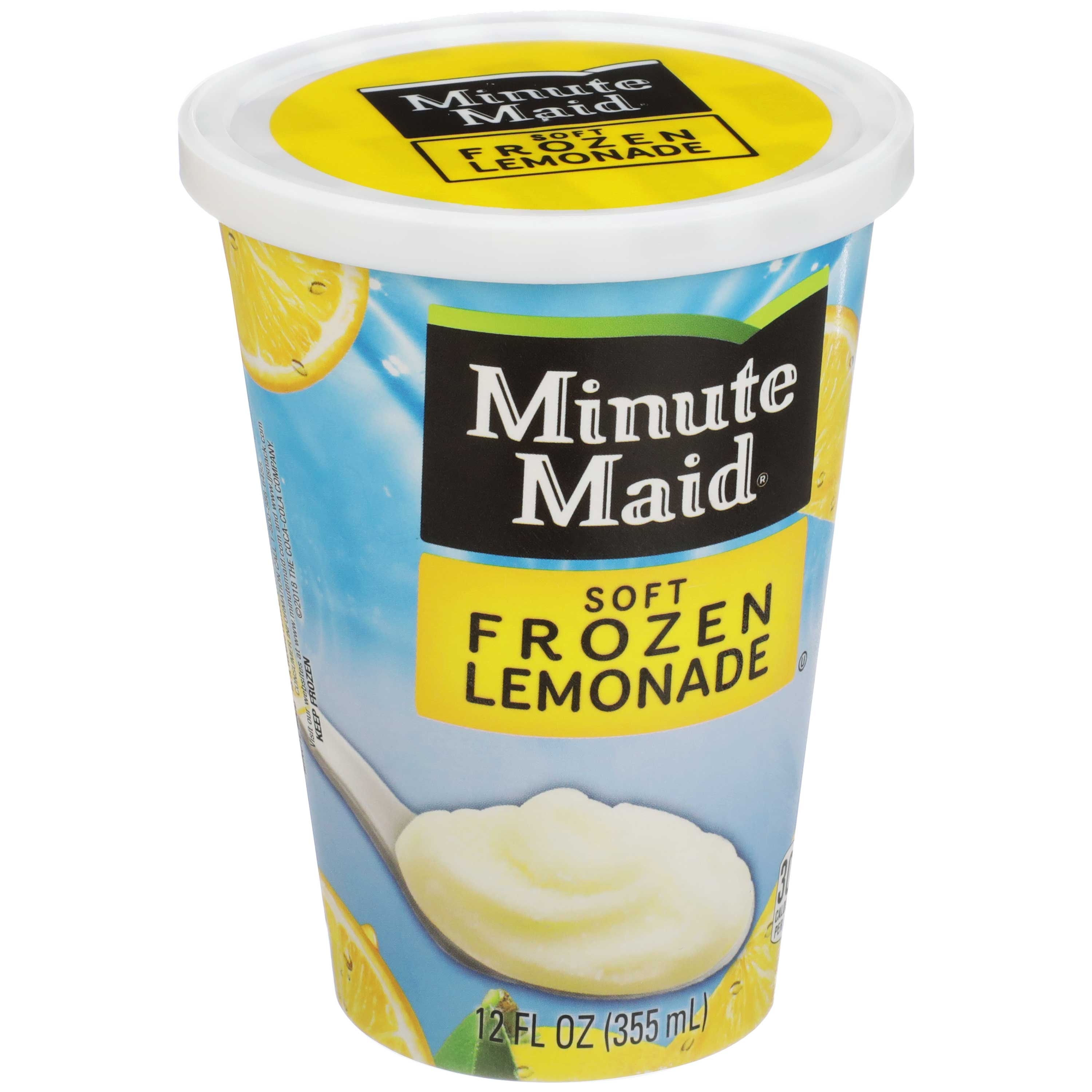 Minute Maid Soft Frozen Lemon Lemonade Cup, 12 Ounce -- 12 per case.