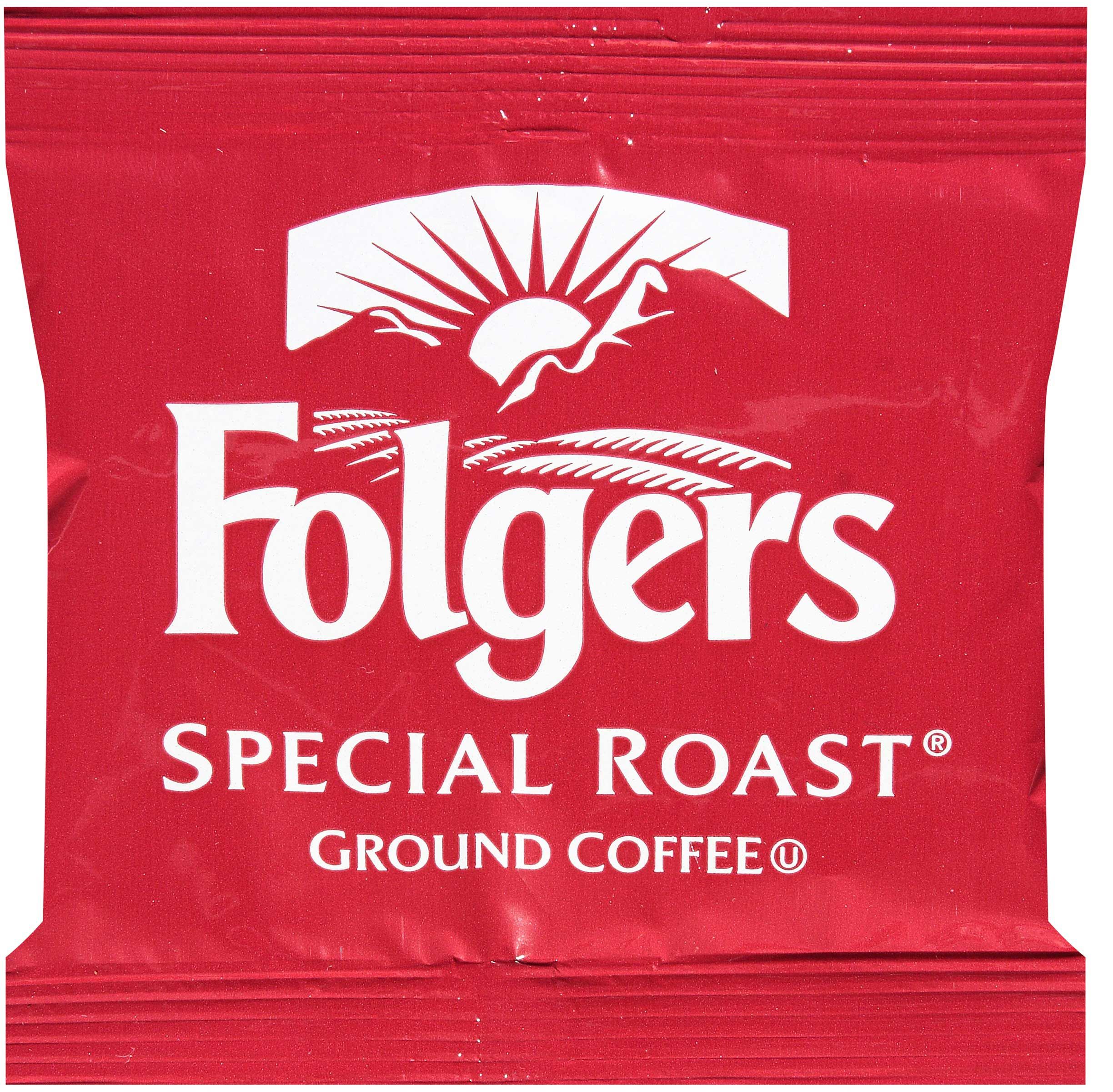 Folgers Caffeine Regular Special Roast Ground Coffee, 0.8 Ounce -- 42 Per Case