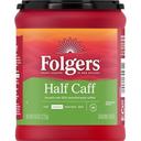 Folgers Half Caffeine Ground Coffee, 9.6 Ounce -- 6 per case