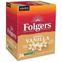 Folgers French Vanilla K-Cup Coffee Pod, 24 count -- 4 per case
