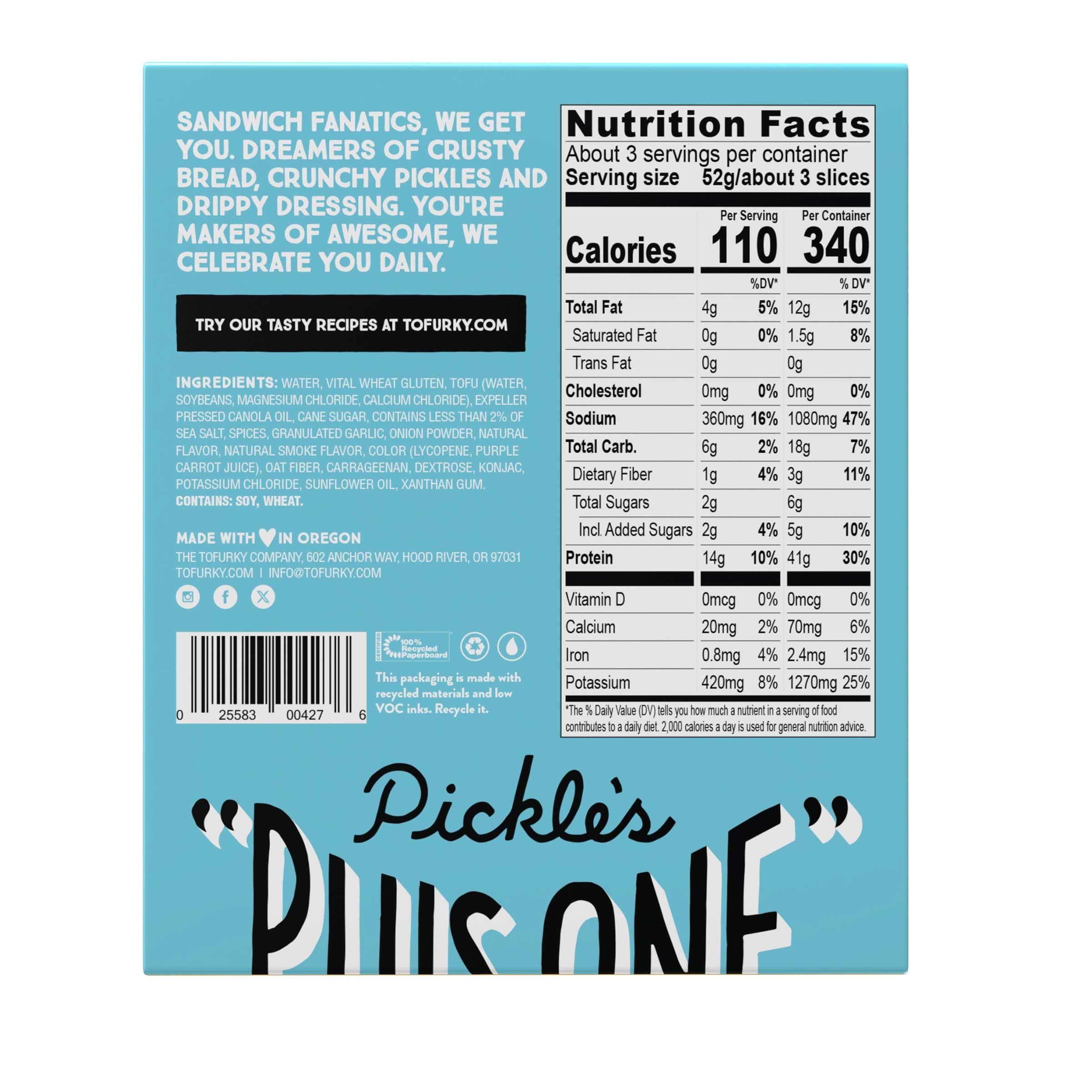 Tofurky - Bologna Deli, 5.5 Ounce -- 6 per case.