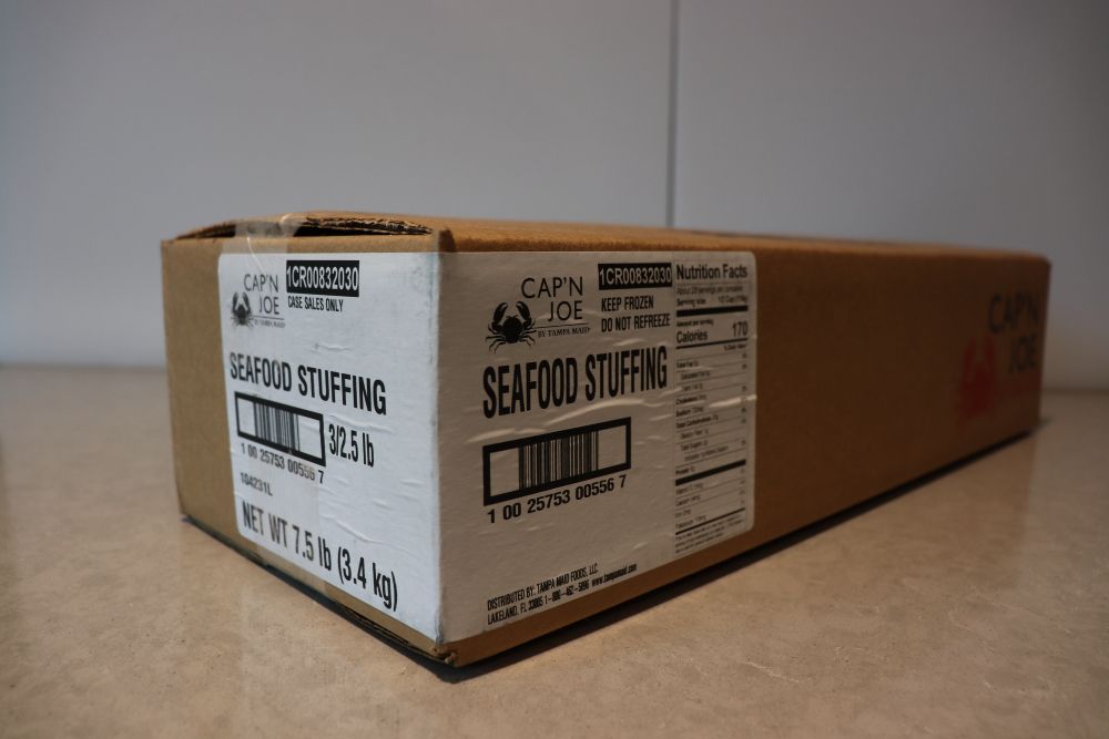 Cap'n Joe Stuffed Crab, 2.5 Pound -- 3 Per Case