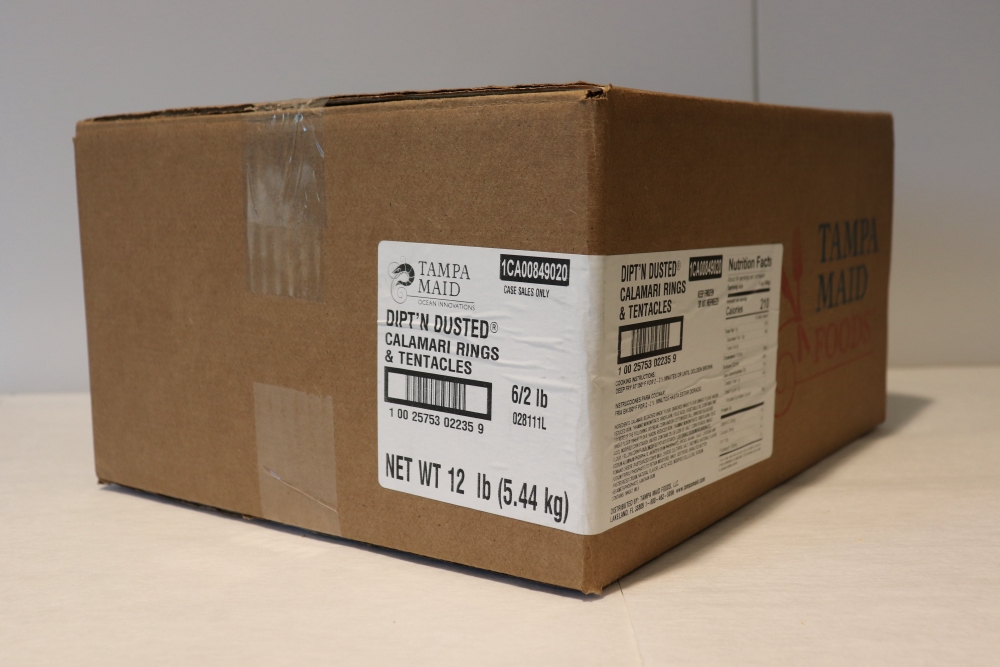 Tampa Maid Diptn Dusted Calamari Ring and Tentacle, 2 Pound -- 6 per case.