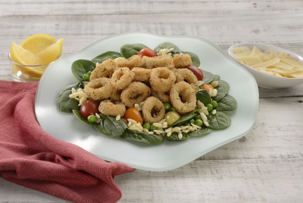 Tampa Maid Italian Breaded Calamari Ring, 2 Pound -- 6 per case.