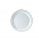 Arcoroc Opal Fully Tempered Hospital Heat System Restaurant White Plate, 8.75 Ounce -- 24 per case.