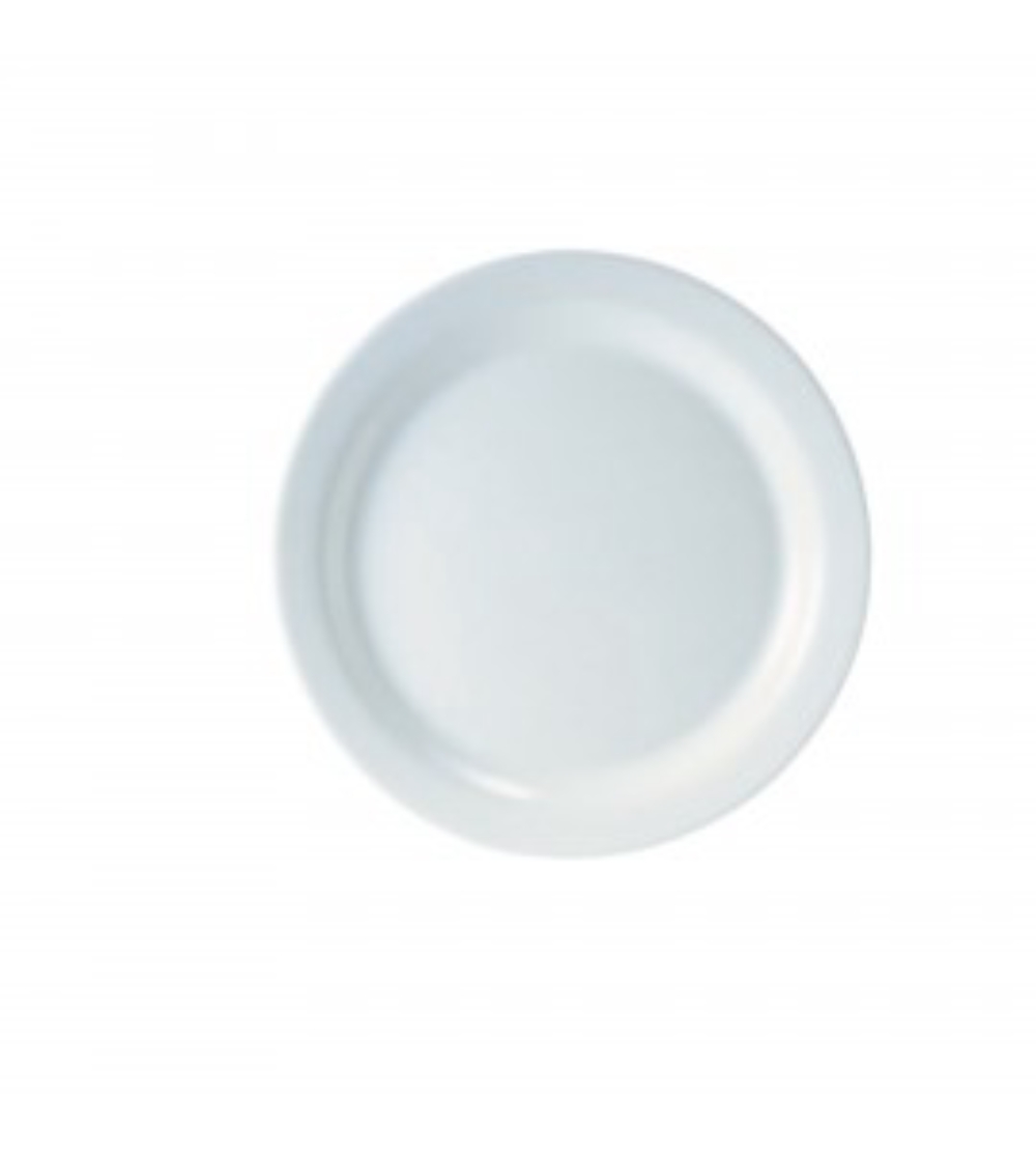 Arcoroc Opal Fully Tempered Hospital Heat System Restaurant White Plate, 8.75 Ounce -- 24 per case.